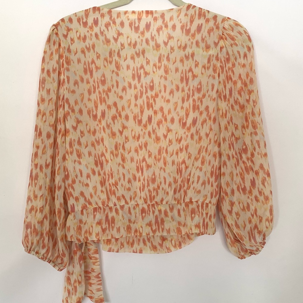LUSH Ruffle Wrap Top - Picture 5 of 5